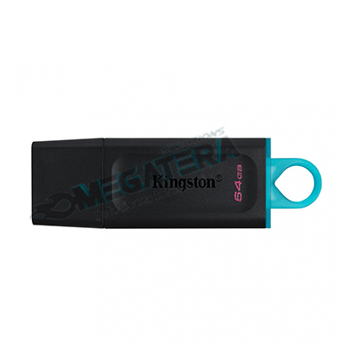 MEMORIA USB, KINGSTON, EXODIA, 64GB, USB 3.2, COLOR NEGRO