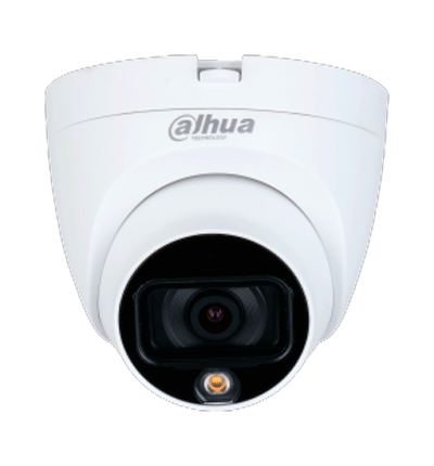 DAHUA HAC-HDW1509TLQ-A-LED - Cámara Domo Full Color de 5 MP con micrófono integrado y lente de 3.6 mm con 88° de apertura. Ofrece imagen a color 24/7, WDR real de 120 dB, LEDs para 20 metros. Resistente al agua con clasificación IP67