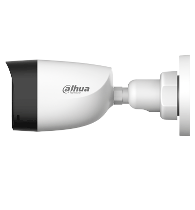 DAHUA HAC-HFW1200CLN-IL-A - Camara Bullet de 2 Megapixeles/Iluminación Dual Inteligente+FullColor/ Lente de 2.8mm/102 Grados de Apertura/ 20 Metros de IR y Luz Visible/ Micrófono Integrado/IP67/Soporta:CVI/CVBS/AHD/TVI/