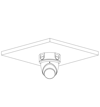 DAHUA DH-HAC-HDW1801TN - Camara Domo 4k/ 8 Megapixeles/ Lente de 2.8mm/ 106 Grados de Apertura/ IR de 60 Metros/ Metalica/ WDR Real de 120 dB/ IP67/ Soporta: CVI/CVBS/AHD/TVI/