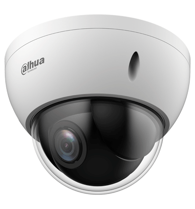 DAHUA SD22204DB-GNY - Cámara IP PTZ de 2 MP / WizSense/ 4x de Zoom óptico/ Starlight / Detección facial/ SMD 3.0/ Antivandálica IK10/ Exterior IP66/ Protección perimetral / Ranura para MicroSD/ PoE/