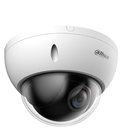 DAHUA SD22204DB-GNY - Cámara IP PTZ de 2 MP / WizSense/ 4x de Zoom óptico/ Starlight / Detección facial/ SMD 3.0/ Antivandálica IK10/ Exterior IP66/ Protección perimetral / Ranura para MicroSD/ PoE/