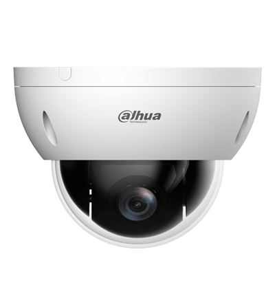 DAHUA SD22204DB-GNY - Cámara IP PTZ de 2 MP / WizSense/ 4x de Zoom óptico/ Starlight / Detección facial/ SMD 3.0/ Antivandálica IK10/ Exterior IP66/ Protección perimetral / Ranura para MicroSD/ PoE/