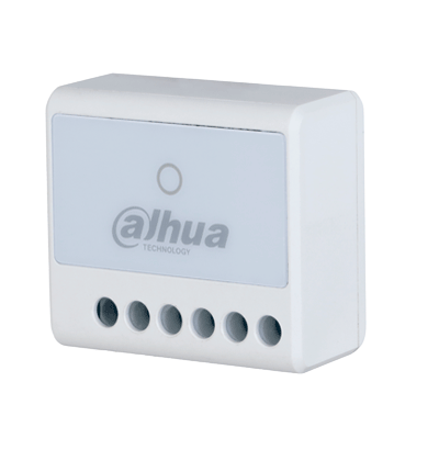 DAHUA DHI-ARM7011-W2 - Relevador Inalámbrico / 1 Salida de Relevador Pulso Seco / NO - NC Configurable / Comunicación Estable/ Detección de Interferencias/ 1 Entrada de Tamper/ Indicador de Estatus/