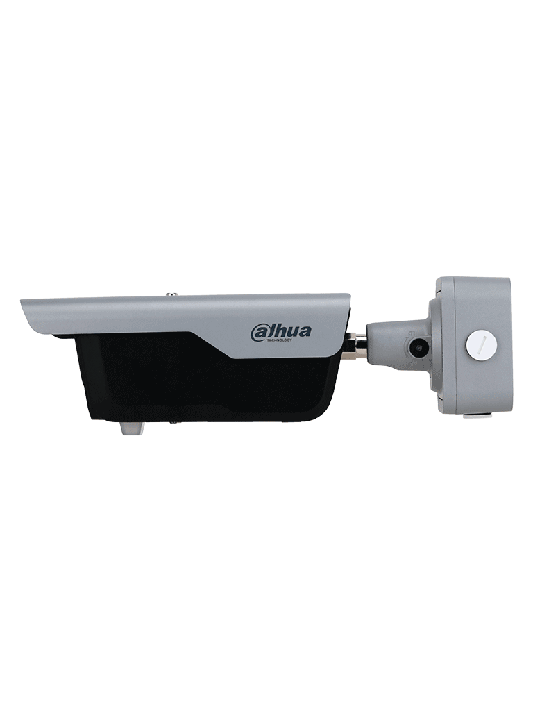 DAHUA DHI-ITC413-PW4D-Z1 - Cámara IP LPR 4 MP con lente motorizado 2.7-12mm y 4 iluminadores de 10m. Incluye IA WizMind, lectura de placas hasta 80 km/h, detección de vehículos (tipo, color, marca)PoE, WDR, H.265, IP67, E/S de alarma y audio