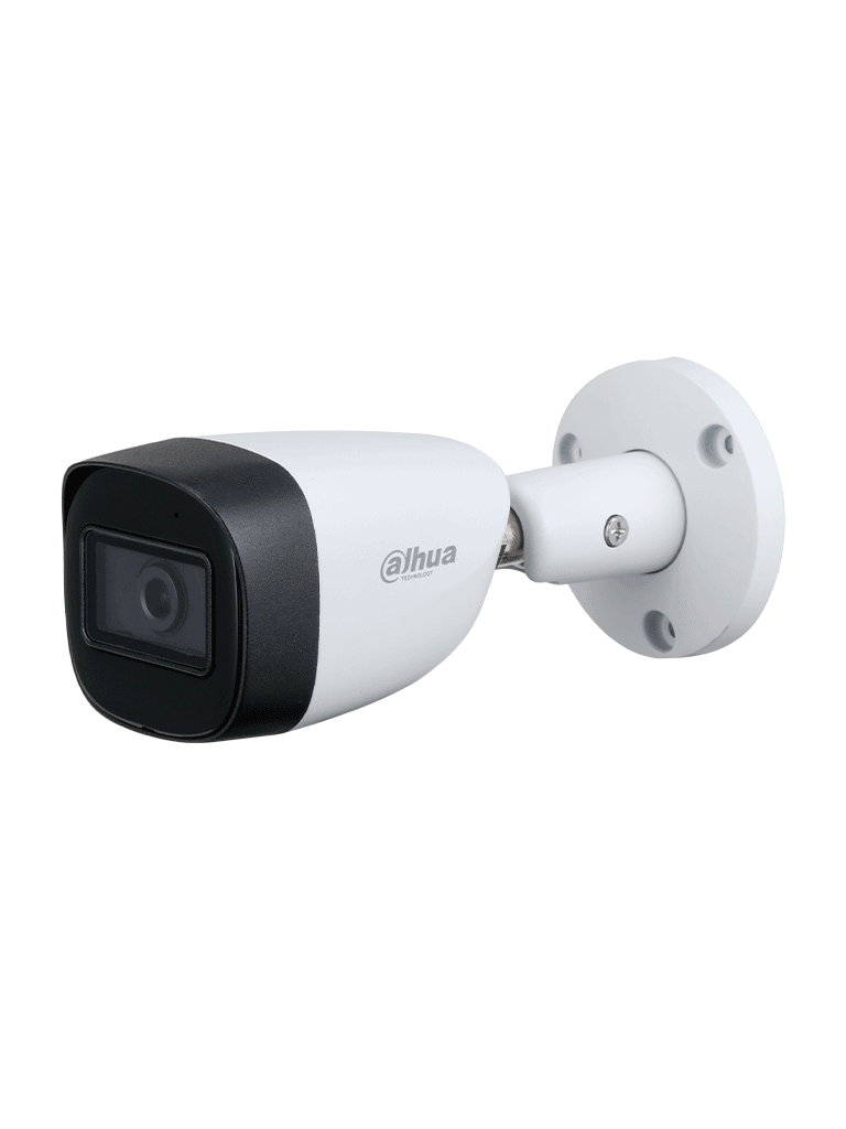 DAHUA KITXVR5104HS4KLI3+4HFW1500CMA- Kit de vigilancia de 4 canales 5 MP con audio y DVR WizSense con reconocimiento facial y H.265+. Soporta 4 canales + 4 IP o hasta 8 IP. Incluye 4 canales SMD Plus para búsqueda de humanos y vehículos