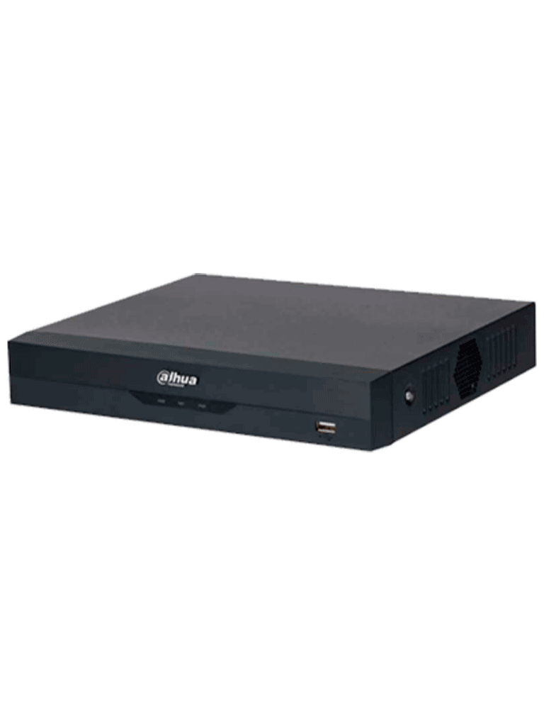 DAHUA KITXVR5104HS4KLI3+4HFW1500CMA- Kit de vigilancia de 4 canales 5 MP con audio y DVR WizSense con reconocimiento facial y H.265+. Soporta 4 canales + 4 IP o hasta 8 IP. Incluye 4 canales SMD Plus para búsqueda de humanos y vehículos