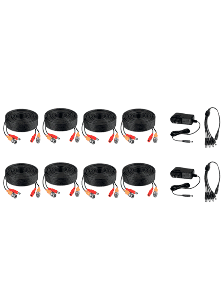 DAHUA KIT/XVR1B08-I/8-B2A21N-U - Kit con DVR Cooper-I WizSense de 8 Canales ofrece 8 cámaras de 2 MP con visión 1080p, tecnología de IA y compresión H.265+. Admite hasta 10 canales IP, incluye SMD Plus y permite búsqueda de personas y vehículos