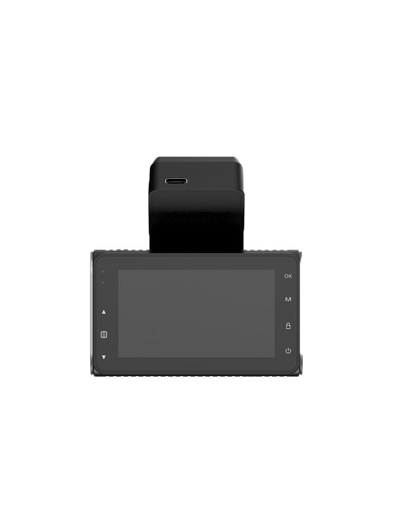 DAHUA S10 - Dashcam (Cámara de tablero), Equipada con 2 cámaras: frontal (4K), trasera (1080p), Pantalla de 3