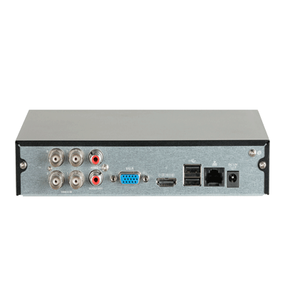 DAHUA XVR1B04H-I-SSD - DVR de 4 Canales 5 Megapixeles Lite/ Con Disco SSD de 512GB Especial para Videovigilancia/ S-XVR Series/ WizSense/ H.265+/ 4 Canales con SMD Plus/ Busqueda Inteligente (Humanos y Vehiculos)/