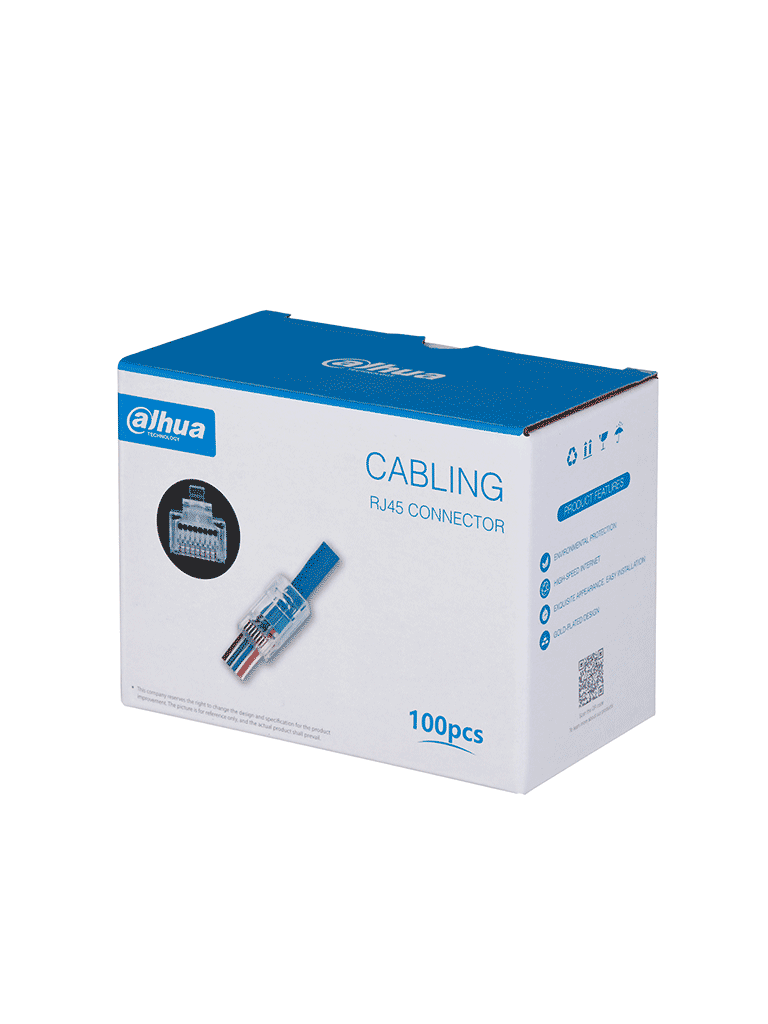 Bundle NVR+4BulletIP -Compra 1 NVR NVR1104HS-P-S3 de 4 Canales y llévate mas 4 cámaras IPC-B1E20 / Bobina de 100 metros/ Caja con 100 Plugs/ Pinza de corte de Plugs/*No incluye disco duro/
