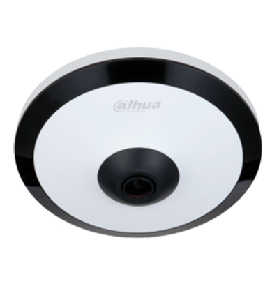 DAHUA IPC-EW5541N-AS - Cámara IP FishEye de 5 MP/WinzMind/ IR de 10 Mts/H.265+/ PoE/ WDR Real/ Micrófono Integrado/ Heat Map/ Detección Inteligente/ Ranura para MicroSD/E&S de Alarma/E&S de Audio/ 3D DNR, HLC, BLC/Interior