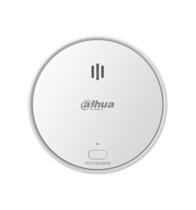 DAHUA DHI-HY-SA21A-W2 - Detector de Humo Inalámbrico / Sensor Fotoeléctrico de Doble Cámara / Sirena Interna de 85dB / Función de Prueba y Silenciar / Alarma Visual y Sonora / Indicador Led /