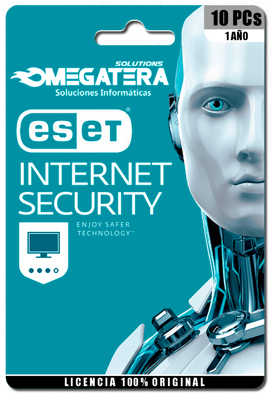 ANTIVIRUS ESET NOD32 INTERNET SECURITY - 1 AÑO - 1 SOLA ACTIVACIÓN, WIN/MAC