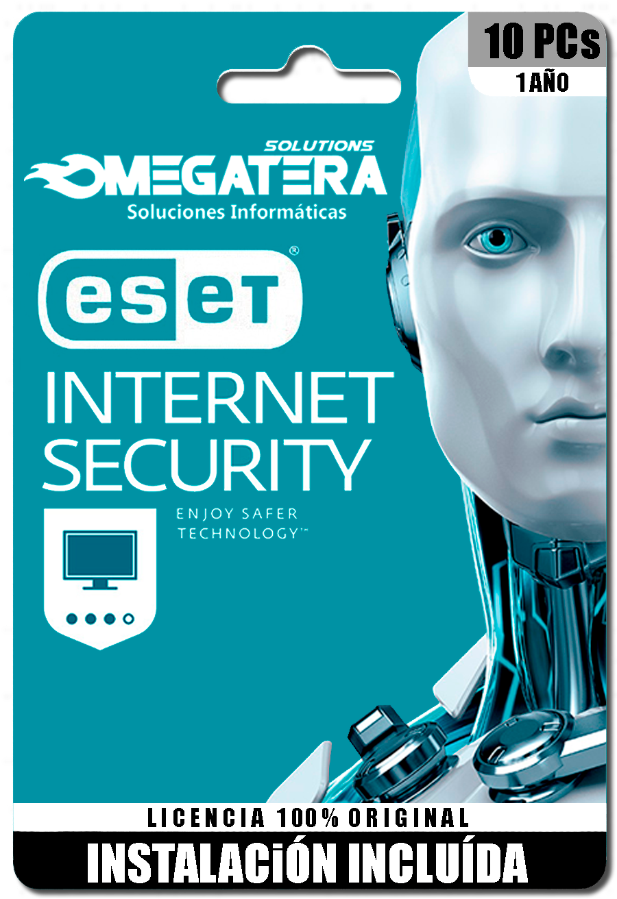 ANTIVIRUS ESET NOD32 INTERNET SECURITY - 1 AÑO - 1 SOLA ACTIVACIÓN, WIN/MAC