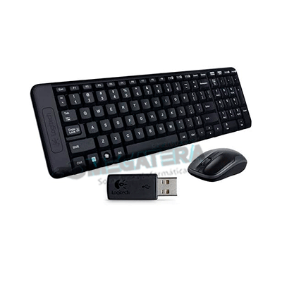 KIT TECLADO/MOUSE, LOGITECH, MK220, INALAMBRICO, USB