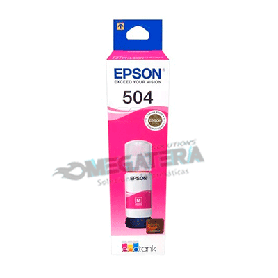 CARTUCHO DE TINTA, EPSON T504, MAGENTA
