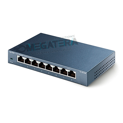 SWITCH, TP-LINK, TL-SG108, 8 PUERTOS, GIGABIT ETHERNET