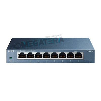 SWITCH, TP-LINK, TL-SG108, 8 PUERTOS, GIGABIT ETHERNET