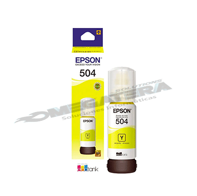 CARTUCHO DE TINTA, EPSON T504, AMARILLO
