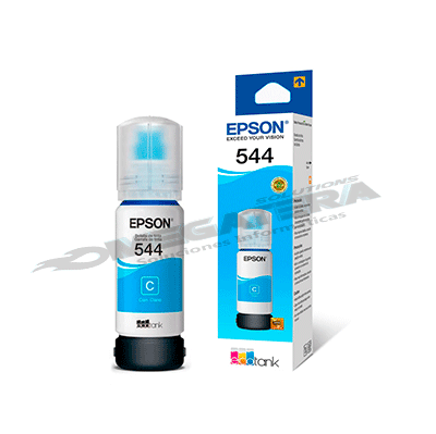 CARTUCHO DE TINTA, EPSON MODELO T544 CYAN, TINTA DYE