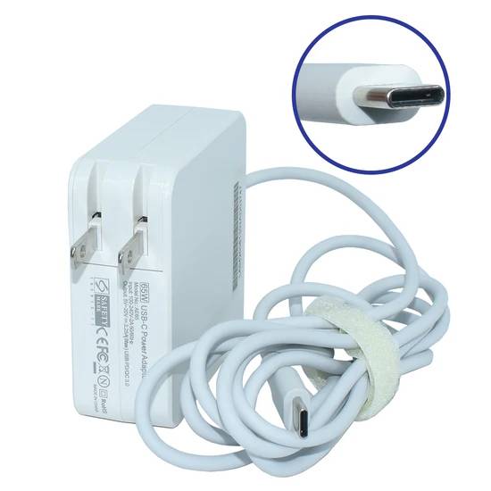 Cargador / Adaptador para Laptop AC-USBC-65W GENERICO PUNTA TIPO C USB-C 65W 20V/3.25A -