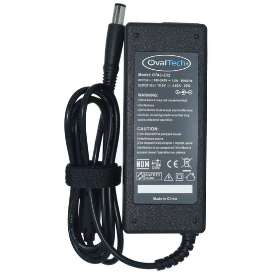 Cargador / Adaptador para Laptop OTAC-E52 OVALTECH de 90W 19.5V 4.62A (7.4*5.0) Pin Central -