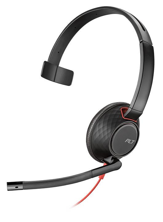 Poly Blackwire 5210 - Alambricos, USB-A, conector 3.5 mm, Monoaural