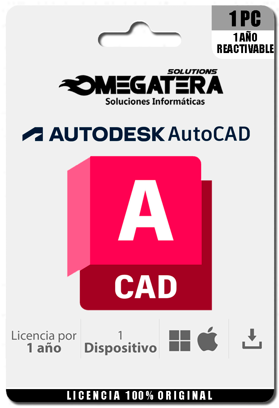 AUTODESK AUTOCAD 2025 - 1 AÑO - SUSCRIPCIÓN DIGITAL EDU - REACTIVABLE