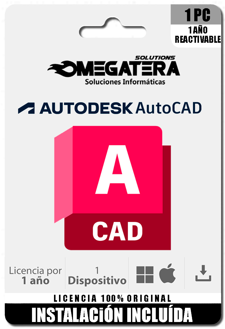 AUTODESK AUTOCAD 2025 - 1 AÑO - SUSCRIPCIÓN DIGITAL EDU - REACTIVABLE