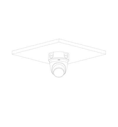 DAHUA HAC-HDW1801TQN-A - Camara Domo 4k/ 8 Megapixeles con Microfono Integrado/ Lente de 2.8mm/ 106 Grados de Apertura/ IR de 40 Metros/  Super Adapt/ Instalación Rapida/ WDR Real de 120 dB/ IP67/ Soporta: CVI/CVBS/AHD/TVI/