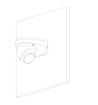 DAHUA HAC-HDW1801TQN-A - Camara Domo 4k/ 8 Megapixeles con Microfono Integrado/ Lente de 2.8mm/ 106 Grados de Apertura/ IR de 40 Metros/  Super Adapt/ Instalación Rapida/ WDR Real de 120 dB/ IP67/ Soporta: CVI/CVBS/AHD/TVI/