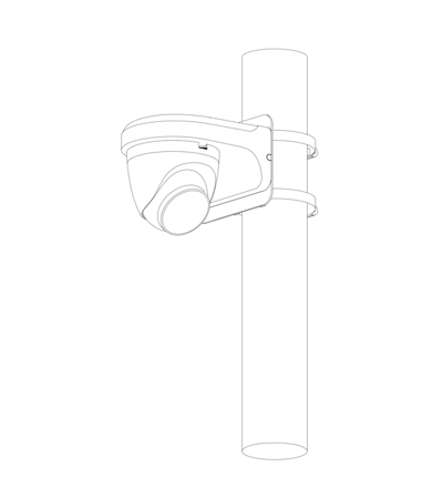 DAHUA HAC-HDW1801TQN-A - Camara Domo 4k/ 8 Megapixeles con Microfono Integrado/ Lente de 2.8mm/ 106 Grados de Apertura/ IR de 40 Metros/  Super Adapt/ Instalación Rapida/ WDR Real de 120 dB/ IP67/ Soporta: CVI/CVBS/AHD/TVI/