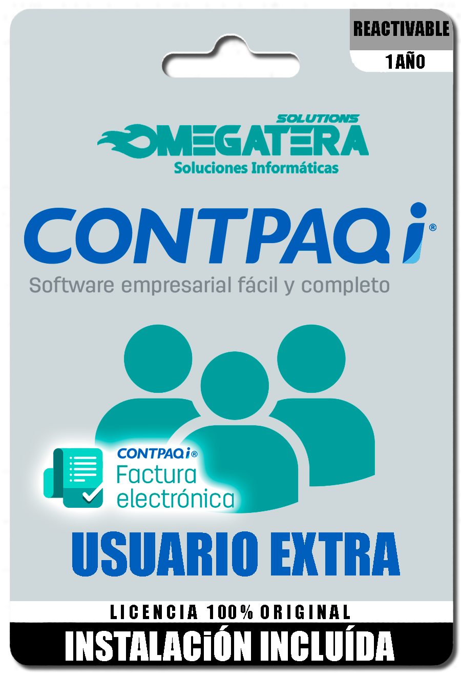 CONTPAQi MULTIEMPRESA - USUARIO EXTRA - REACTIVABLE