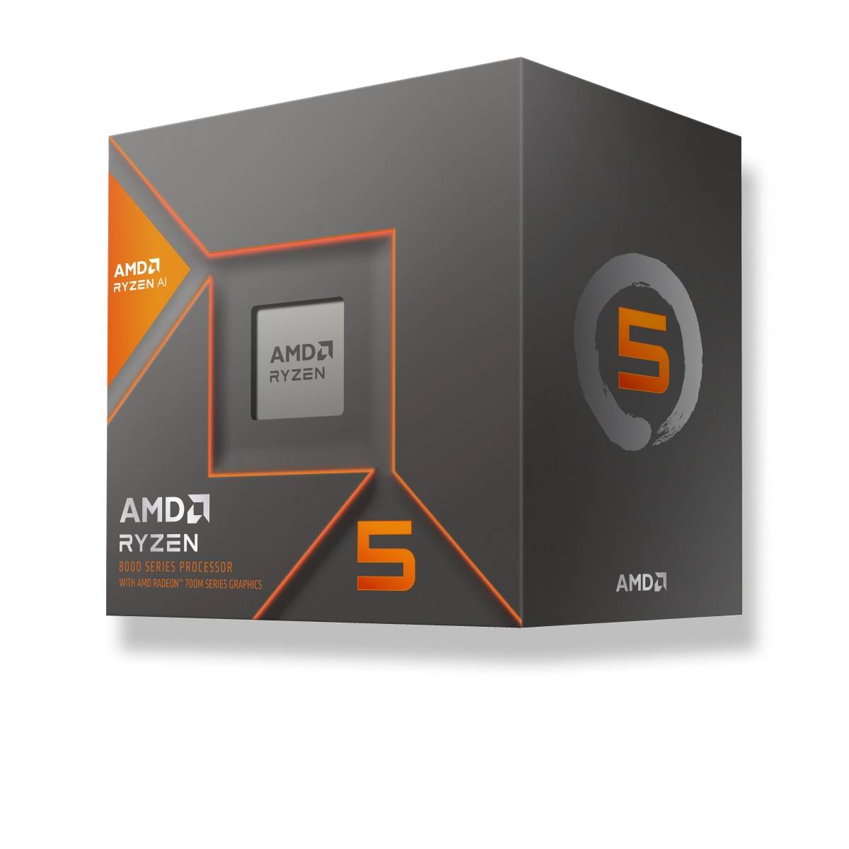 AMD RYZEN 5 8600G - 6 núcleos, Socket AM5, Con Ventilador, Con Gráficos Incluidos.