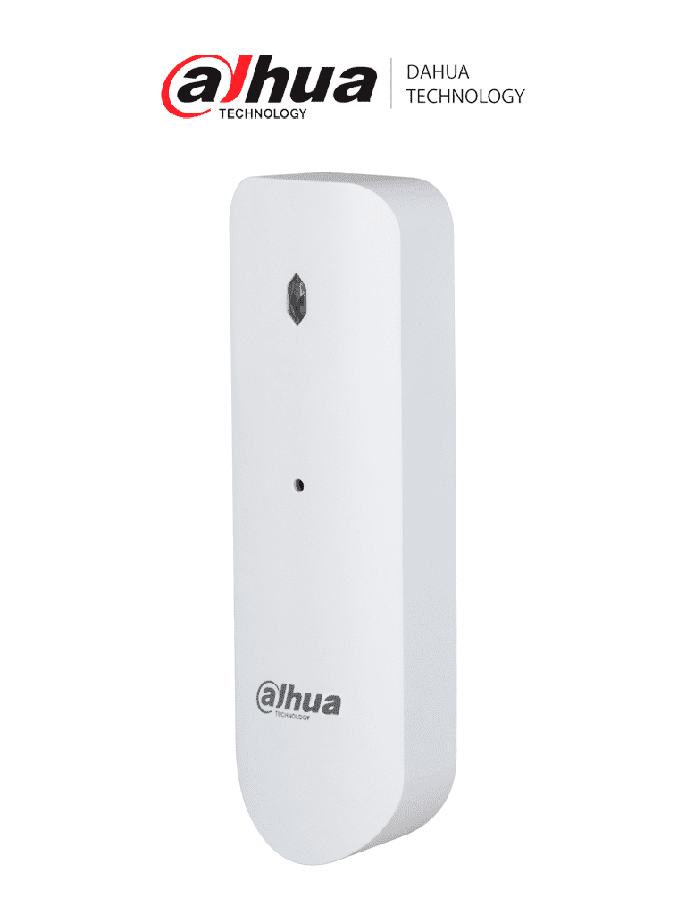 DAHUA ARD512-W2 - Detector de rotura de cristal inalámbrico/ Detección de frecuencias altas y bajas simultaneas / Funciona con cristal templado/ Laminado / Doble hoja /  Armado / Indicador Led /