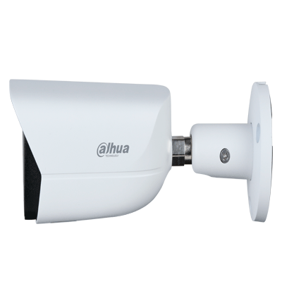 DAHUA IPC-HFW3841E-AS-S2 - Camara IP Bullet de 8 Megapixeles con IA/ WizSense/ Lente de 2.8 mm/ 107 Grados de Apertura/ H.265+/ Microfono Integrado/ 1 E&S de Alarma y Audio/ SMD 4.0/ WDR Real/ Quick Pick AI SSA/ PoE/ IP67/