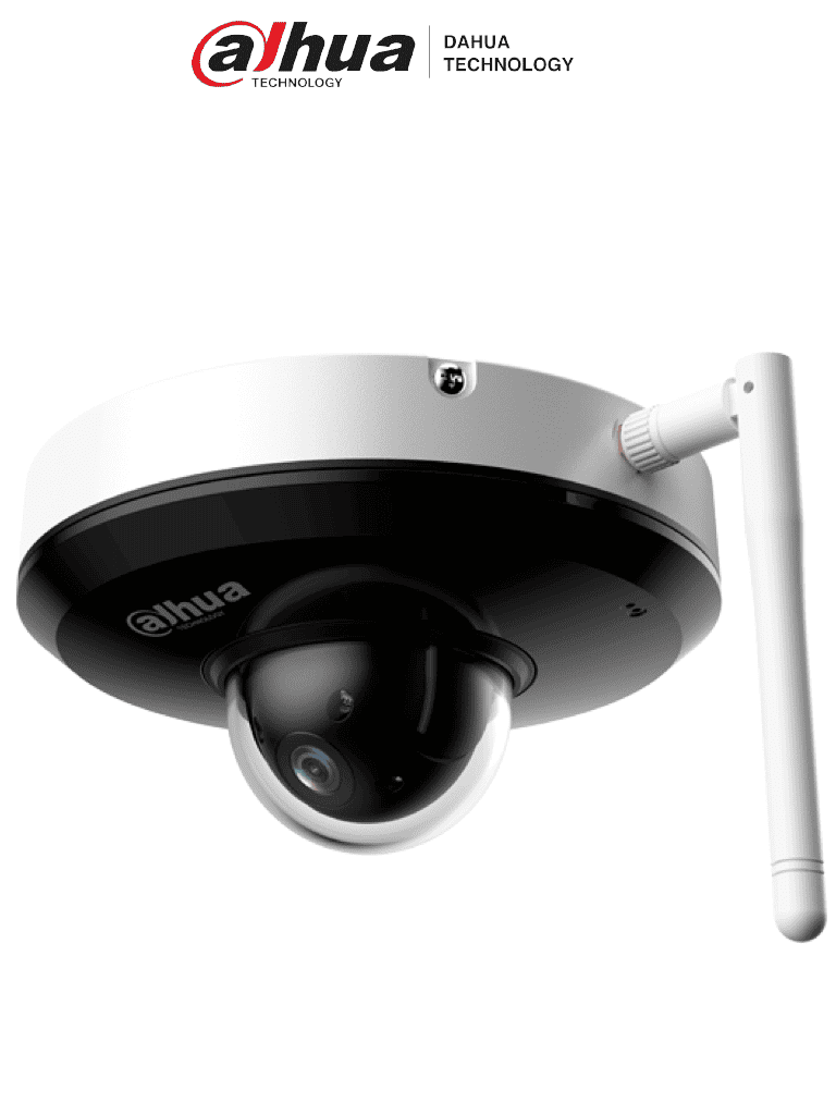 DAHUA DH-SD1A204DB-GNY-W Cámara IP WiFi Domo PTZ ofrece 2MP con tecnología Starlight para claridad en baja luz, zoom óptico 4X, visión nocturna IR de 20m, detección facial, micrófono integrado, SMD 3.0 y protección IP66/IK08. #LoNuevo #MCI1