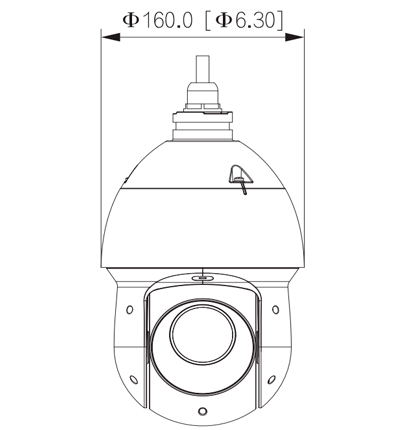DAHUA DH-SD49225DB-HC  - Cámara HDCVI PTZ de 2 Megapíxeles/ 25x de Zoom Óptico/ Starlight/ WDR Real de 120 dB/ IR de 100 Mts/ IP66/ E de Alarma/ 1 Canal de Audio/