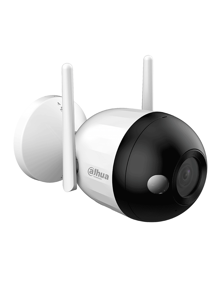 DAHUA F4CN-LED - Cámara IP Bullet Wifi de 4 Megapíxeles/ Full Color/ Microfono Integrado/ 30 Mts de Luz Visible/ Ranura para MicroSD/ IA con Detección de Humanos/ IP67/ #WifiDahua#DHWifi #MCI2  #IPMC