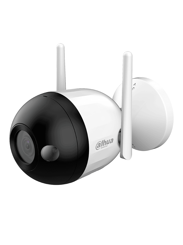 DAHUA F4CN-LED - Cámara IP Bullet Wifi de 4 Megapíxeles/ Full Color/ Microfono Integrado/ 30 Mts de Luz Visible/ Ranura para MicroSD/ IA con Detección de Humanos/ IP67/ #WifiDahua#DHWifi #MCI2  #IPMC