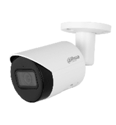 DAHUA IPC-HFW2541E-S S2- Camara IP Bullet de 5 Megapixeles/ WizSense/ Lente de 2.8mm/ 97 Grados de Apertura/ IR de 30 Metros/ SMD Plus/ Microfono Integado/ PoE/ Ranura para MicroSD/ IP67/ WDR Real de 120 dB/ #IMD