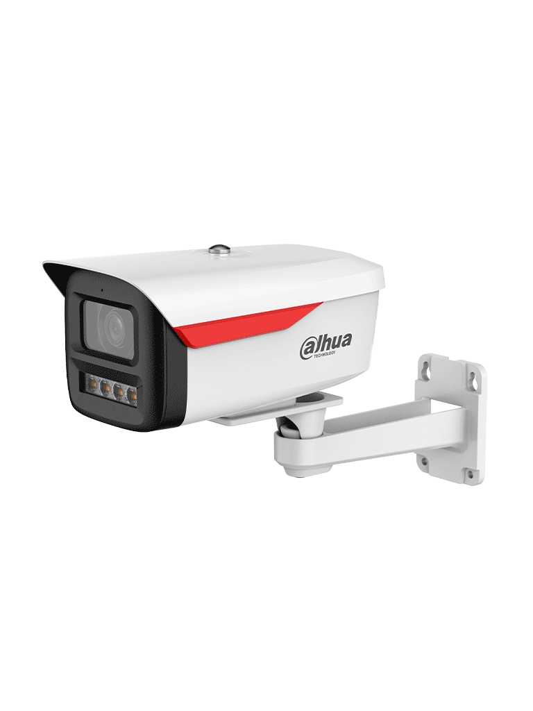 DAHUA DH-IPC-HFW2249MP-S-LED-0360B-B-PRO- Cámara IP Bullet de 2MP/WizColor /WizSense/ equipada con IA/ SMD Plus/ Lente de 3.6 mm/ micrófono integrado/ Protección perimetral/ Ranura MicroSD, WDR real de 120 dB y PoE.Certificación IP67 #LoNuevo #WIZD #DWIZ