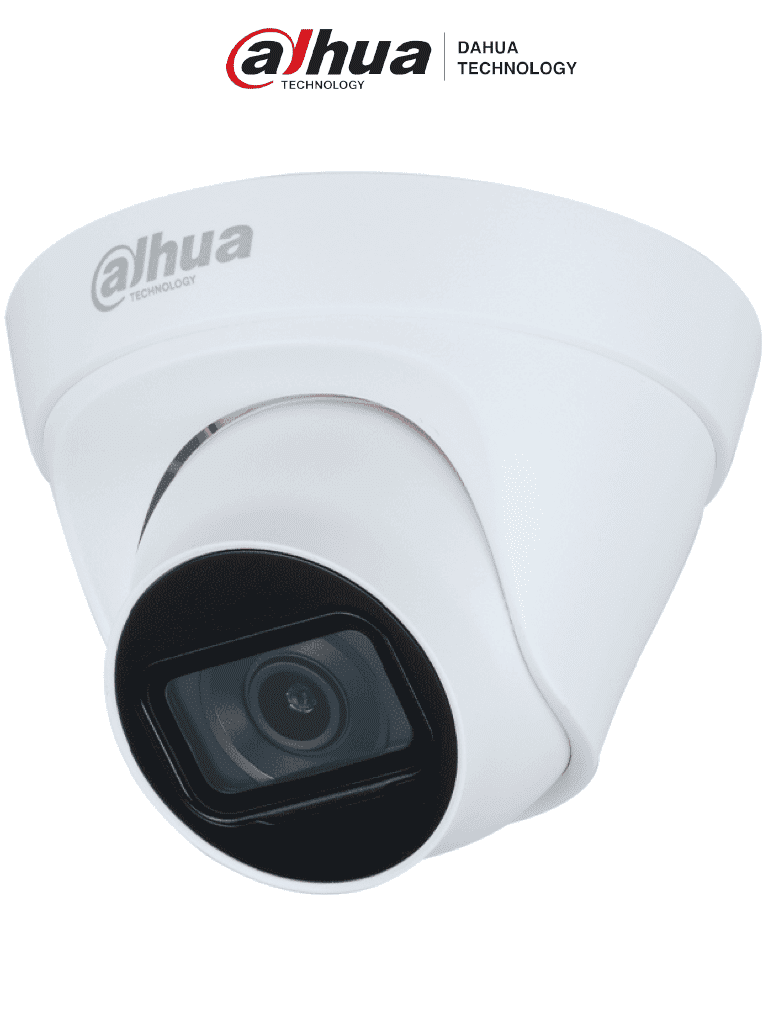 DAHUA DH-IPC-HDW1230T1P-A-0280B-S6 - Cámara IP Domo 2MP con lente de 2.8 mm y ángulo de visión de 102 grados, micrófono integrado, IR de 30m, IP67, PoE, DWDR/ #LoNuevo #SED