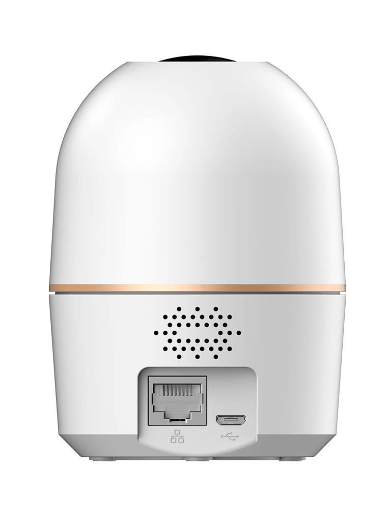 DAHUA DH-H3A - Cámara IP Domo Motorizado Wifi de 3 Megapíxeles con IA, autotracking, audio bidireccional (micrófono y altavoz), sirena integrada, IR de 10 m, detección de humanos y ranura MicroSD