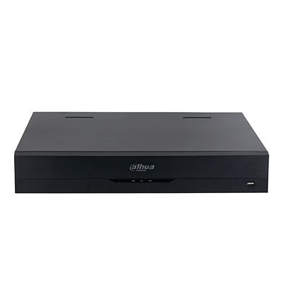 DAHUA NVR4416-16P-EI - NVR de 8 MP /16 Canales IP/ WizSense/ 4k con IA/ 16 Puertos PoE af/at/ 4 Bahias para Discos Duros/ 1 Canal de Reconocimiento Facial por NVR/ 4 Ch con SMD Plus/ Soporta Cámaras con IA/ 10 Bases de Datos de Rostros #NVF #IMD
