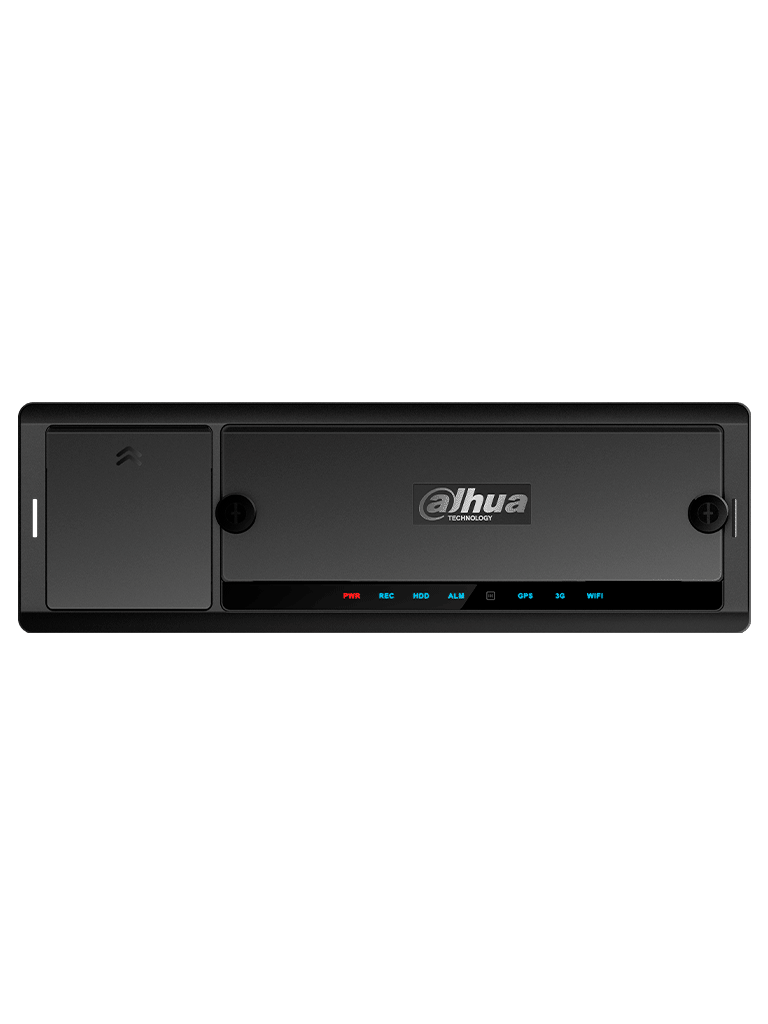 DAHUA DHI-MXVR4104-GFWI - DVR móvil de 4 canales HDCVI 1080p + 4 canales IP, H.265, GPS, 4G, P2P, WiFi, soporta 1 HDD de 2.5