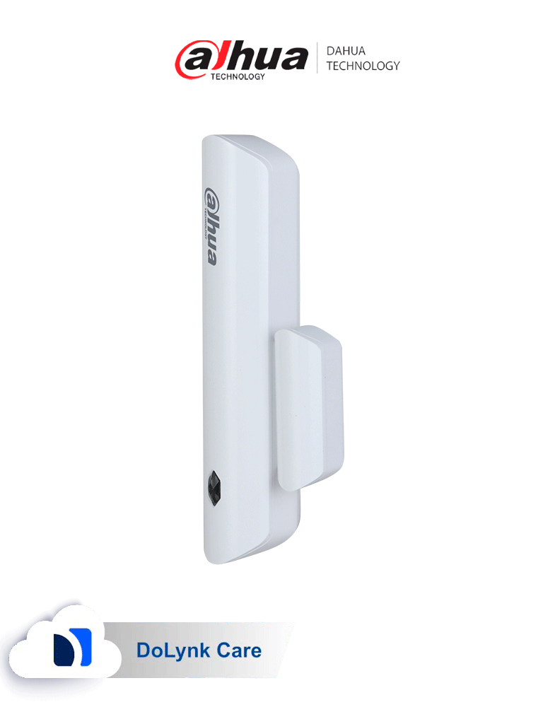DAHUA DHI-ARD323-W2(S) - Contacto Magnético Inalámbrico Interior/ Diseño Compacto/ 1 Entrada de Contacto Seco / Led Indicador / Alarma de Batería Baja / Detección de Intensidad de Señal / Función de Salto de Frecuencia/
