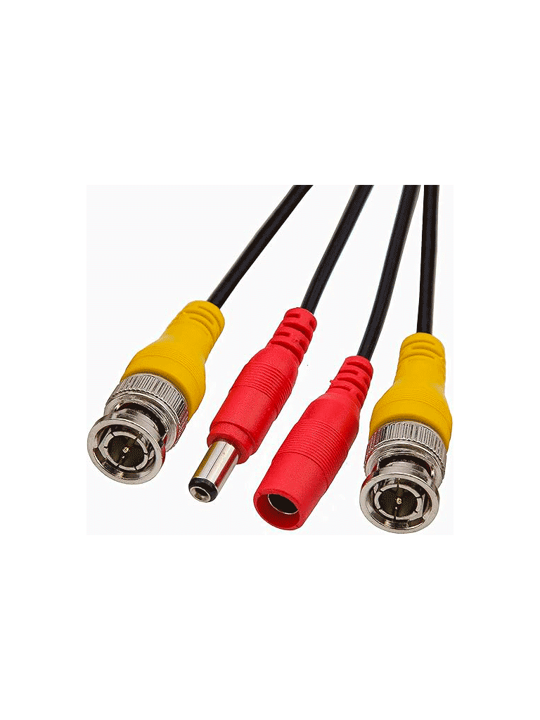 DAHUA DH-PFM942I-10-5 - Cable de 10 Metros Armado para Video y Energía/ Para Camaras Hasta 4k/ con Conectores BNC y de Energía/ Uso Exterior e Interior/ Cobre de Alta Pureza/ Soporta: AHD/CVI/TVI/CVBS/