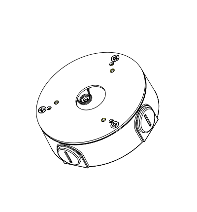 DAHUA PFA13G - Caja de Conexiones Metálica/ Compatible con Domo y Bala/ Consulte la Selección de Accesorios/  Series: HAC-HDW1200/1230/1500/1220SL, IPC-T1B20/40/ IPC-T1B20-L / HAC-HDW1801TL-A/ HAC-HDW1200TL-A/Entre Otras/ Uso Interior/